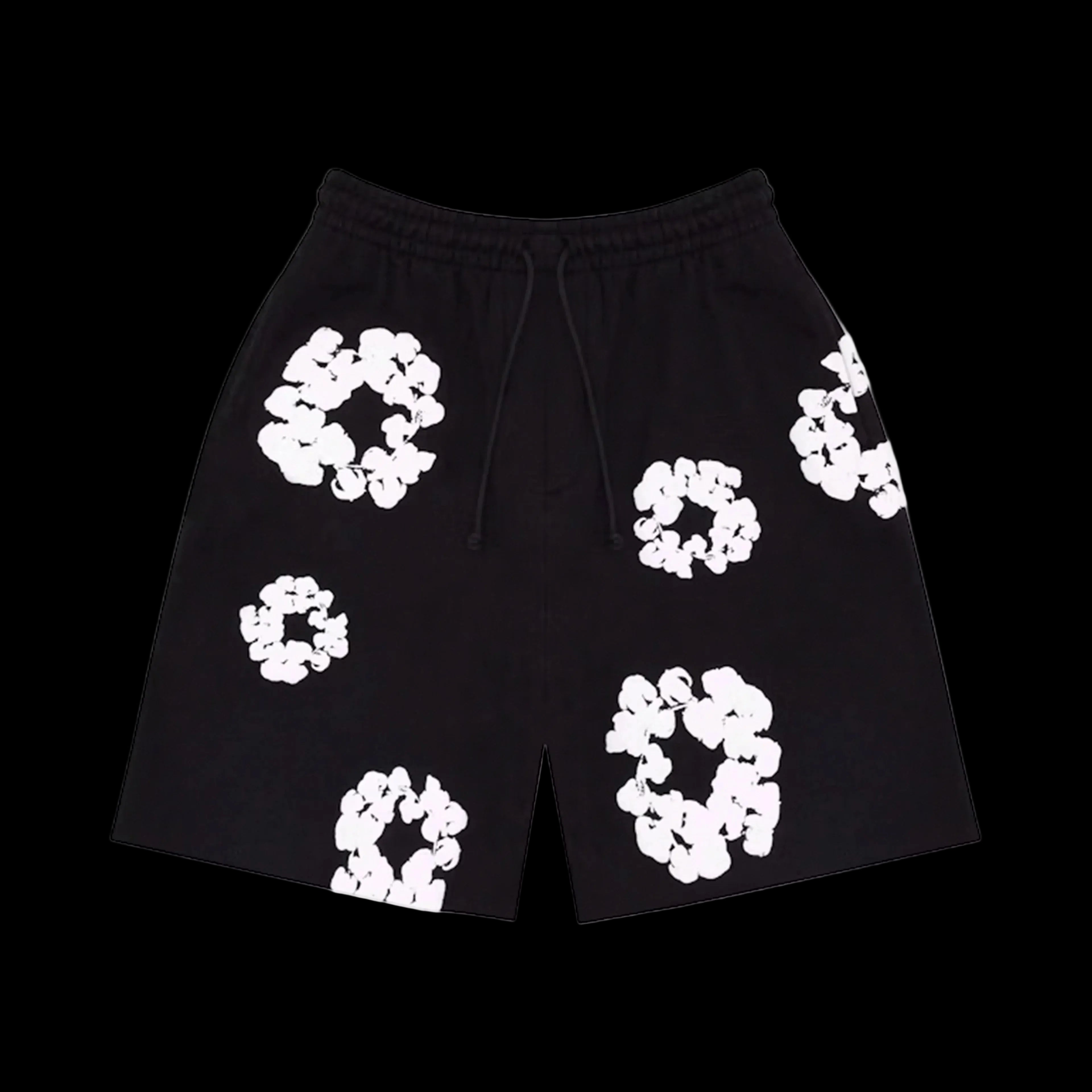 1:1 Black D*nim T*ars Shorts